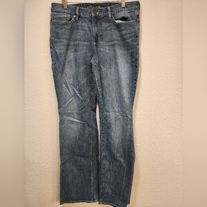 Eddie Bauer Women's Straight Leg Blue Jeans